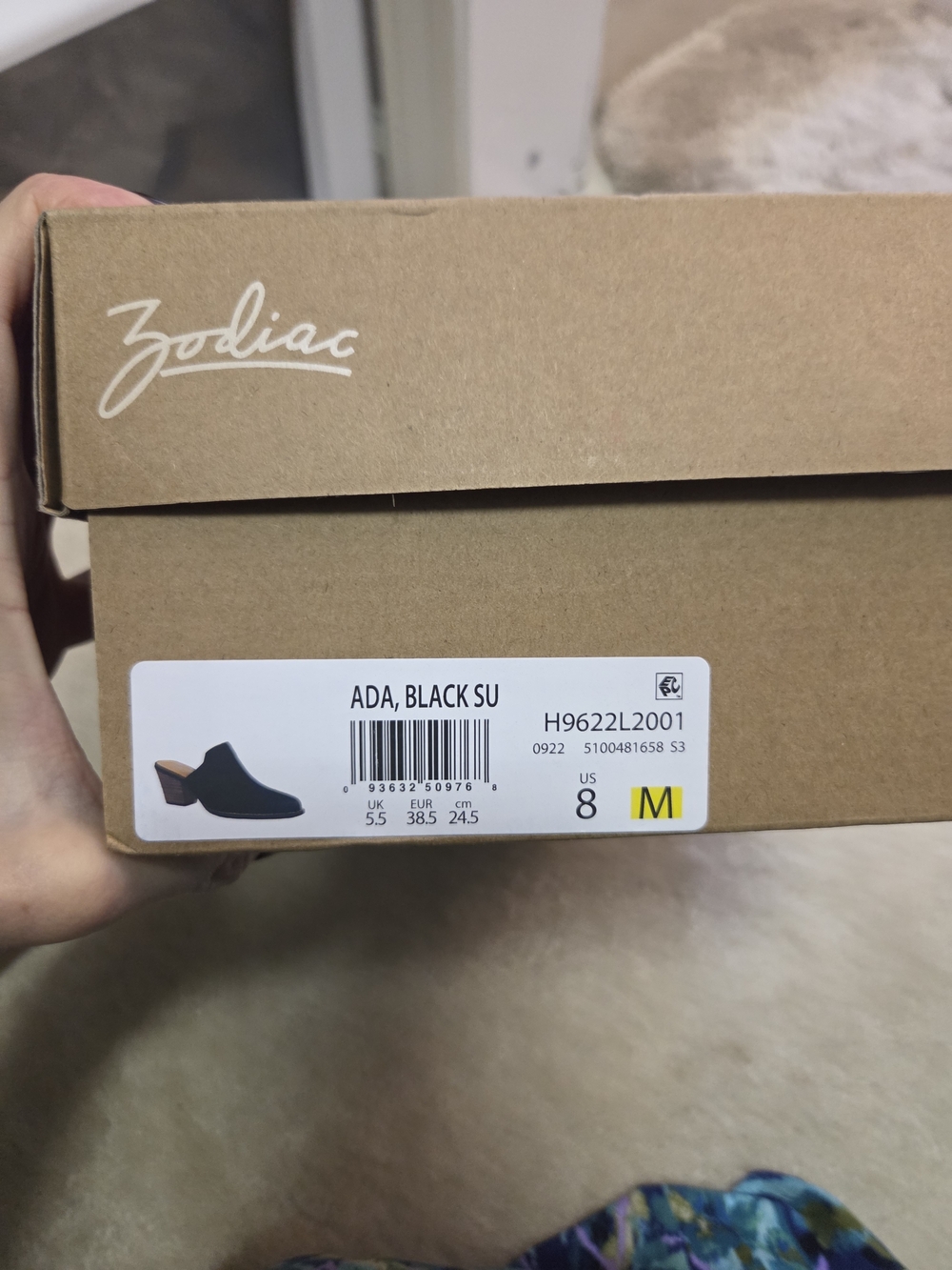 Zodiac Ada Black Suede Pointed-Toe Slip-On Mules - Picture 2 of 6